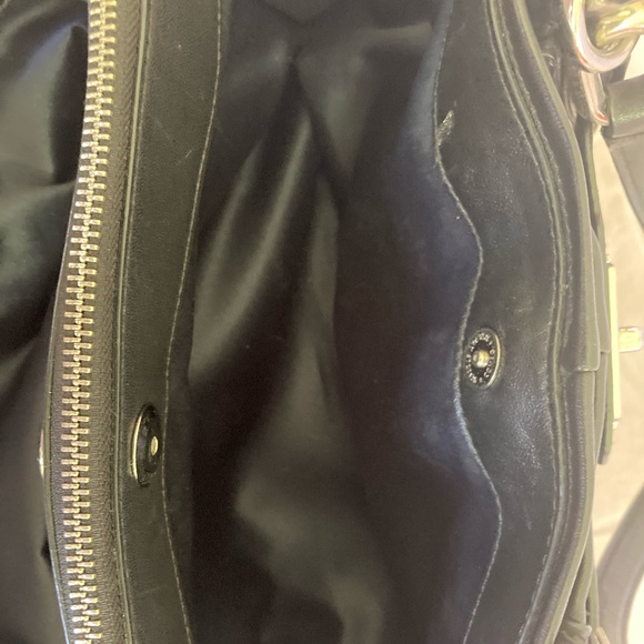 Coach Chelsea Jayden Black Leather Handbag Satchel Shoulder Bag - Picture 6 of 13